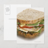 Gezonde sandwich briefkaart (Voorkant / Achterkant)