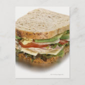 Gezonde sandwich briefkaart (Voorkant)