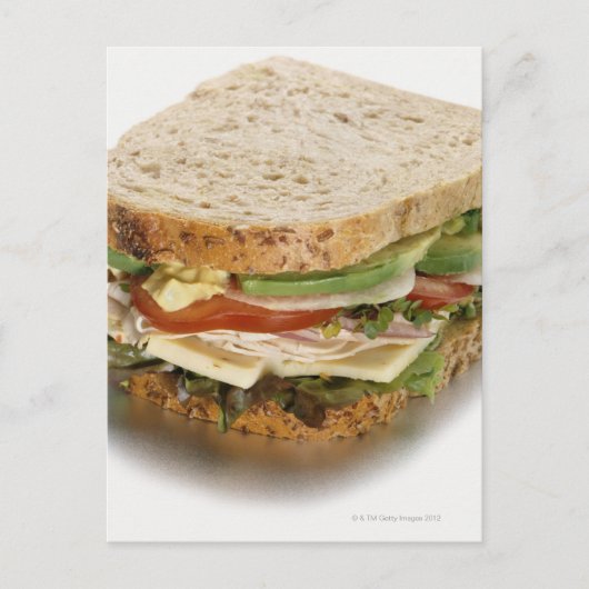 Gezonde sandwich briefkaart (Voorkant)