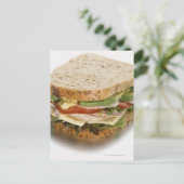 Gezonde sandwich briefkaart (Staand voorkant)