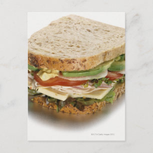 Gezonde sandwich briefkaart