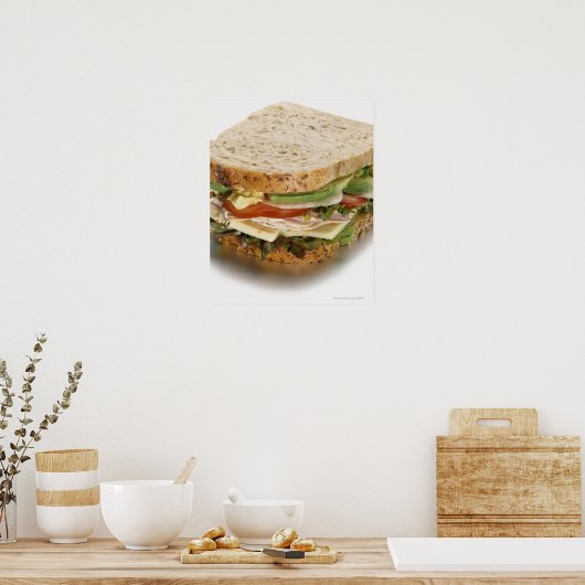Gezonde sandwich poster (Keuken)