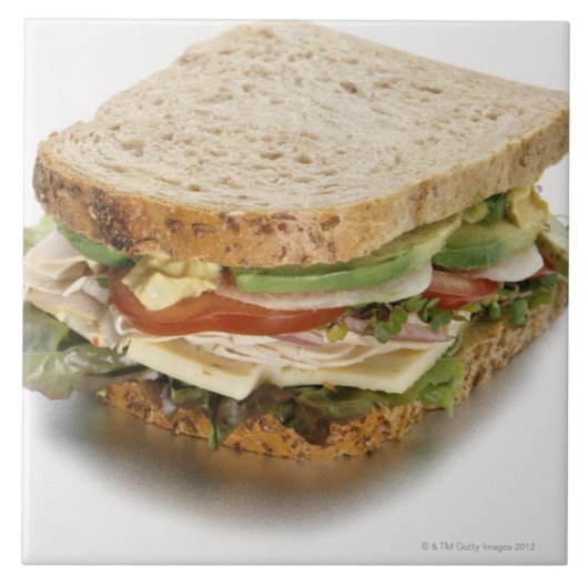 Gezonde sandwich tegeltje (Voorkant)