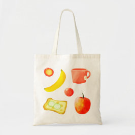 Gezonde snacks tote bag
