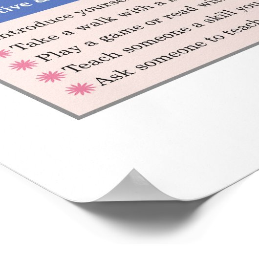 Gezonde socialisatie poster (Hoek)