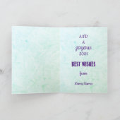 Gezonde vakantiegericht Wenskaart Kaart (Binnen)