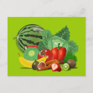 gezonde_Vector_Clipart VEGETABEL Briefkaart