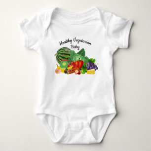Gezonde Vegetarische Baby Bodysuit