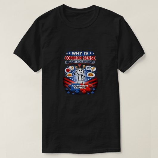 Gezonde verstand (8b) t-shirt (Design voorkant)
