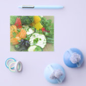 Gezonde voeding achtergrond flyer (Enkel)