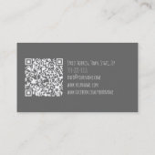 Gezonde Voeding Coach Eenvoudige Witte Kaart Visitekaartje (Achterkant)