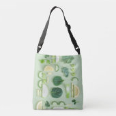 Gezonde voeding crossbody tas (Achterkant)