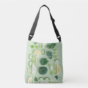 Gezonde voeding crossbody tas