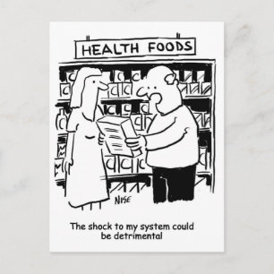 Gezonde Voeding Kan Nadelig Zijn voor de Gezondhei Briefkaart
