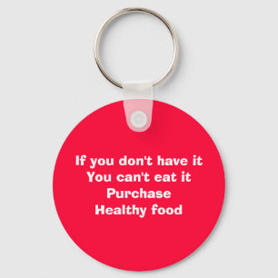 Gezonde voeding kopen sleutelhanger