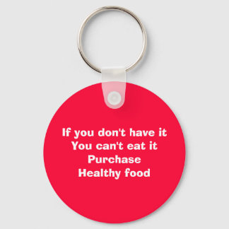 Gezonde voeding kopen sleutelhanger