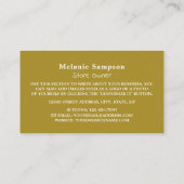 Gezonde voeding, levensmiddelenwinkel voor gezondh visitekaartje (Achterkant)