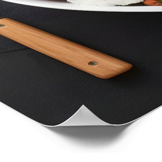 Gezonde voeding met Heart Bowl Poster (Hoek)