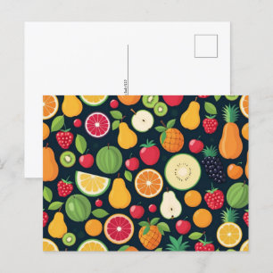 Gezonde voeding, Postcrossing Briefkaart