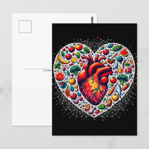 Gezonde voeding, Postcrossing Briefkaart