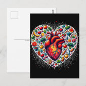 Gezonde voeding, Postcrossing Briefkaart (Voorkant / Achterkant)