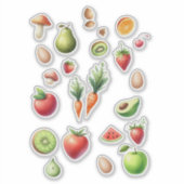 Gezonde voeding sticker (Voorkant)