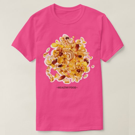 Gezonde voeding t-shirt (Design voorkant)