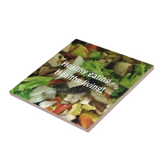 Gezonde voeding tegeltje (Zijkant)