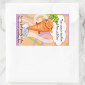 Gezonde voeding wortel sticker (Tas)