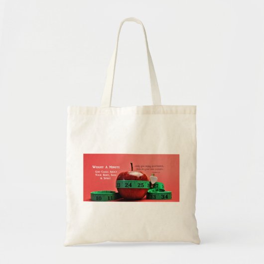 Gezonde voelt goed! tote bag (Voorkant)