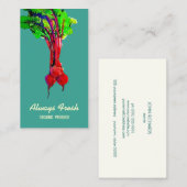 Gezonde vruchtensoorten visitekaartje (Voorkant / Achterkant)