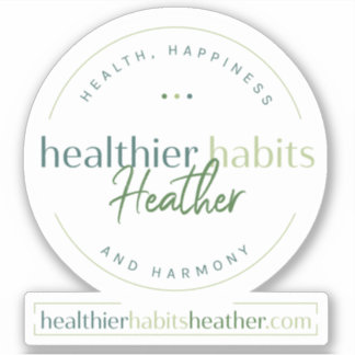 Gezondere Gewoontes Heather Community Logo  Sticker