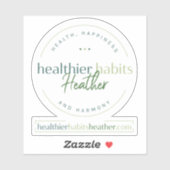 Gezondere Gewoontes Heather Community Logo Sticker (Vel)