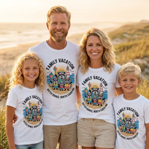 Gezondere vakantie Outer Banks North Carolina Groe T-shirt