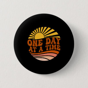 Gezondheid Bewustzijn Een Dag Op Een Tijd Retro Zo Ronde Button 5,7 Cm