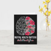 Gezondheid Bewustzijn Einde Het Stigma Mentaal Bew Kaart (Gele Bloem)