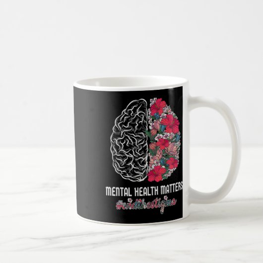 Gezondheid Bewustzijn Einde Het Stigma Mentaal Bew Koffiemok (Rechts)