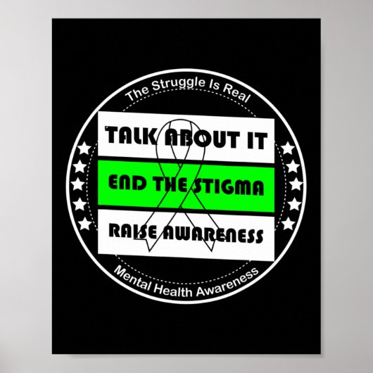 Gezondheid Bewustzijn Geestelijke Gezondheid Autis Poster (Voorkant)