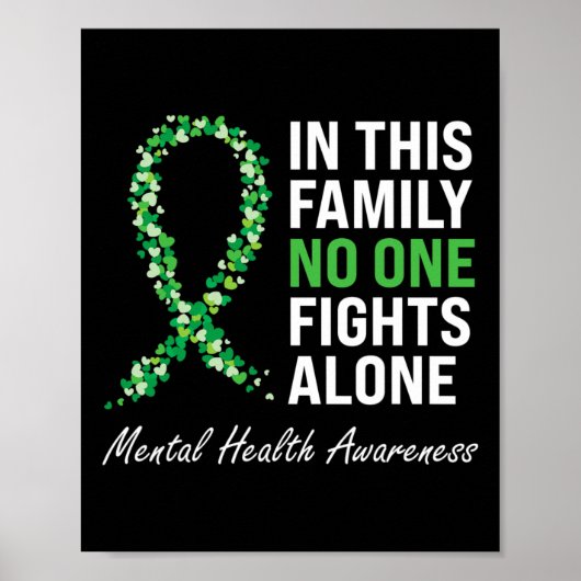 Gezondheid Bewustzijn Groen Lint 3 Poster (Voorkant)