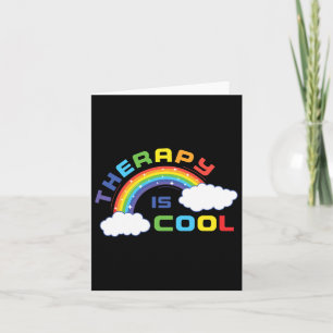 Gezondheid Bewustzijn Maand Therapie is cool posit Kaart