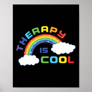 Gezondheid Bewustzijn Maand Therapie is cool posit Poster