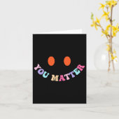 Gezondheid Bewustzijn U Probleem 2 Side Mannen Vro Kaart (Gele Bloem)