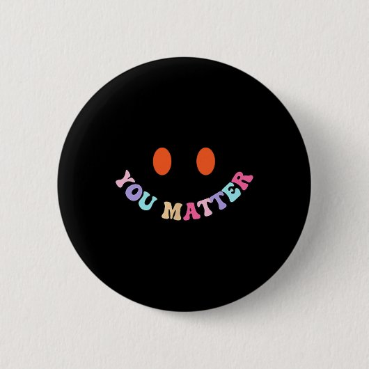 Gezondheid Bewustzijn U Probleem 2 Side Mannen Vro Ronde Button 5,7 Cm (Voorkant)