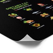 Gezondheid en fitness Infografisch - Diet en oefen Poster (Hoek)