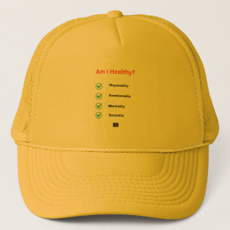 Gezondheid en fitness levensstijl Trucker Hoed Pet