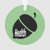 Gezondheid en gezond leven ornament (achterkant)