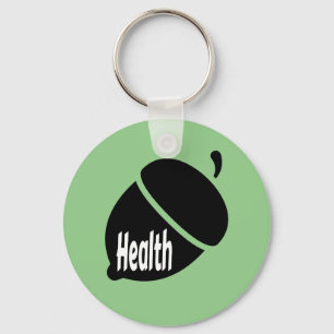 Gezondheid en gezond leven sleutelhanger