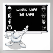 Gezondheid en veiligheid poster (Voorkant)