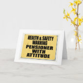 Gezondheid en veiligheid zijn gek geworden, Pensio Kaart (Gele Bloem)