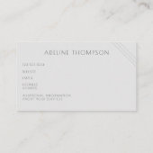 Gezondheid en Wellness Visitekaartjes (Achterkant)